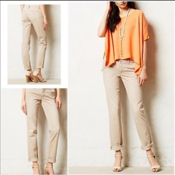 Anthropologie Pilcro and the Letterpress Hyphen Stretch Pants Jeans Womens Sz 27 - Picture 2 of 11